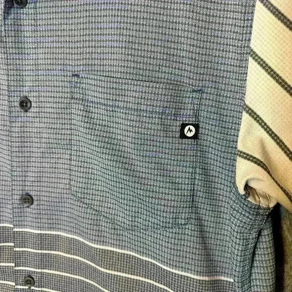 Marmot Syrocco Short Sleeve Pocket Button Down - Medium - Picture 3 of 9